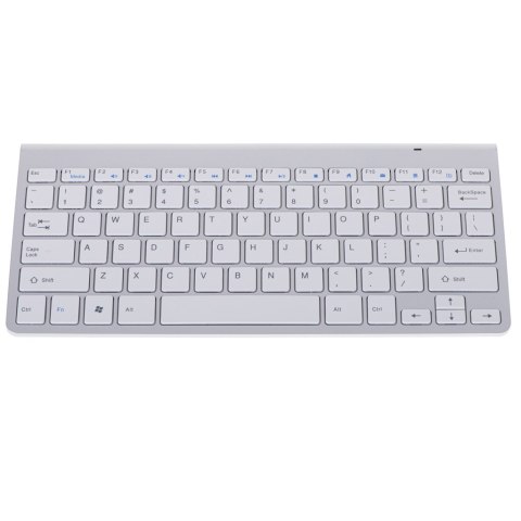 Kik Sp. z o. o. Sp. k. Klawiatura bezprzewodowa bluetooth Smart TV srebrna Kik Sp. z o. o. Sp. k. Klawiatura bezprzewodowa bluetooth Smart TV srebrna