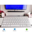 Kik Sp. z o. o. Sp. k. Klawiatura bezprzewodowa bluetooth Smart TV srebrna