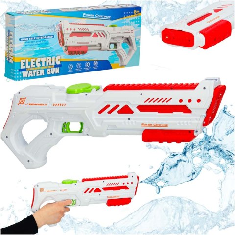 Kik Sp. z o. o. Sp. k. Pistolet karabin na wodę elektryczny mocny profesjonalny broń wodna dla dzieci biały Kik Sp. z o. o. Sp. k. Pistolet karabin na wodę elektryczny mocny profesjonalny broń wodna dla dzieci biały