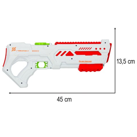 Kik Sp. z o. o. Sp. k. Pistolet karabin na wodę elektryczny mocny profesjonalny broń wodna dla dzieci biały Kik Sp. z o. o. Sp. k. Pistolet karabin na wodę elektryczny mocny profesjonalny broń wodna dla dzieci biały