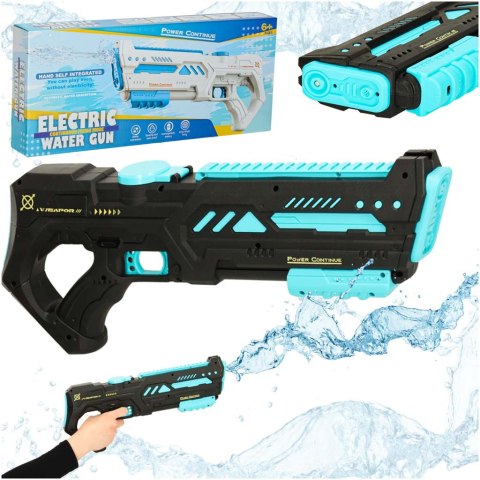 Kik Sp. z o. o. Sp. k. Pistolet karabin na wodę elektryczny mocny profesjonalny broń wodna dla dzieci czarny Kik Sp. z o. o. Sp. k. Pistolet karabin na wodę elektryczny mocny profesjonalny broń wodna dla dzieci czarny