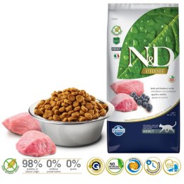 FARMINA N&D Prime Lamb & Blueberry Adult - sucha karma dla kota - 5kg Farmina