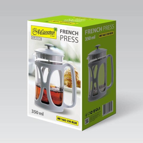 Prasa francuska MAESTRO 350ML MR-1663-350-BLUE Maestro Prasa francuska MAESTRO 350ML MR-1663-350-BLUE Maestro