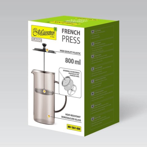 Prasa francuska MAESTRO 800ML MR-1861-800 Maestro Prasa francuska MAESTRO 800ML MR-1861-800 Maestro