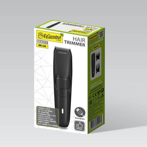 Trymer do włosów USB MAESTRO MR-640 Maestro Trymer do włosów USB MAESTRO MR-640 Maestro