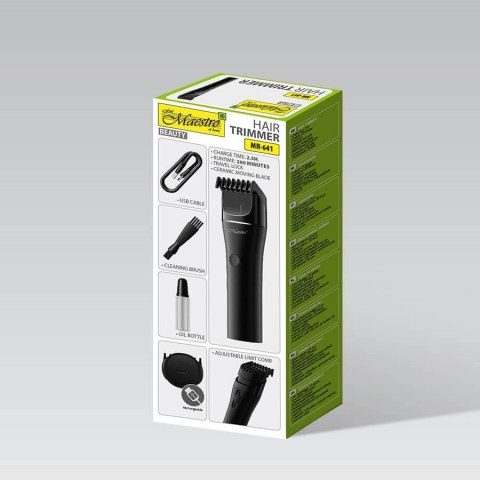 Trymer do włosów USB MAESTRO MR-641 Maestro Trymer do włosów USB MAESTRO MR-641 Maestro
