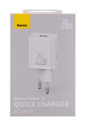 BASEUS ŁADOWARKA SIECIOWA SUPER SI 20W (BIAŁA) Baseus