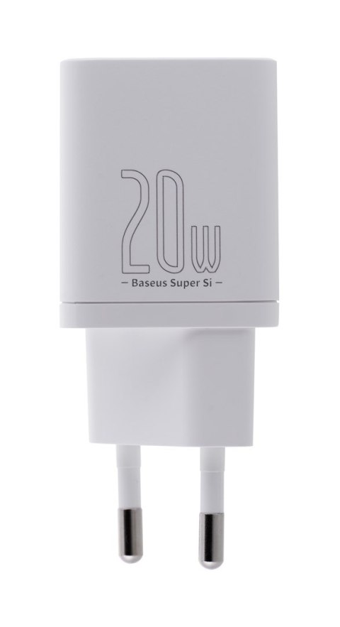 BASEUS ŁADOWARKA SIECIOWA SUPER SI 20W (BIAŁA) Baseus BASEUS ŁADOWARKA SIECIOWA SUPER SI 20W (BIAŁA) Baseus