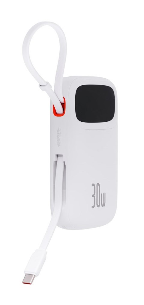 BASEUS POWERBANK QPOW2 20000MAH 30W (BIAŁY) Baseus BASEUS POWERBANK QPOW2 20000MAH 30W (BIAŁY) Baseus