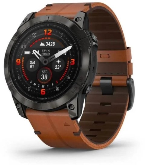 Garmin Epix Pro Gen 2 51 mm Sapphire Szary z powłoką węglową Garmin Garmin Epix Pro Gen 2 51 mm Sapphire Szary z powłoką węglową Garmin