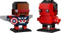 LEGO 40668 Super Heroes - Figurki Kapitana Ameryki i Czerwonego Hulka