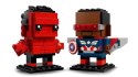 LEGO 40668 Super Heroes - Figurki Kapitana Ameryki i Czerwonego Hulka