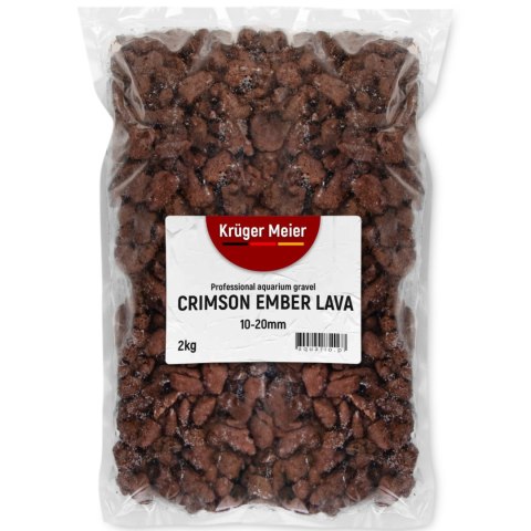 Kruger Meier Crimson Ember Lava 10-20 mm - Lawowe podłoże strukturalne 2 kg