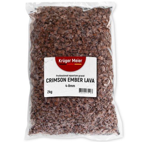 Kruger Meier Crimson Ember Lava 4-8 mm - Lawowe podłoże filtracyjne 2 kg