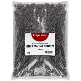 Kruger Meier Onyx Magma Stones 4-8 mm - Żwirek do akwarium 2kg