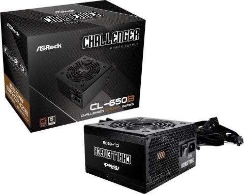 Zasilacz ASRock CHALLENGER 650W 80 Plus Bronze Asrock Zasilacz ASRock CHALLENGER 650W 80 Plus Bronze Asrock