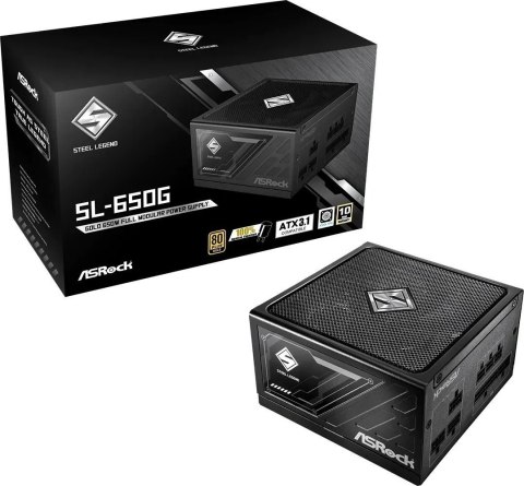Zasilacz ASRock STEEL LEGEND 650W 80 Plus Gold Asrock Zasilacz ASRock STEEL LEGEND 650W 80 Plus Gold Asrock