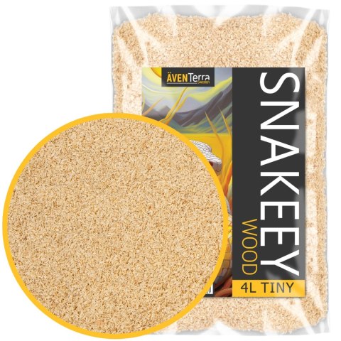 Aventerra Sweden SNAKEEY Wood Tiny 4l - podłoże dla węży i gryzoni Aventerra Sweden SNAKEEY Wood Tiny 4l - podłoże dla węży i gryzoni