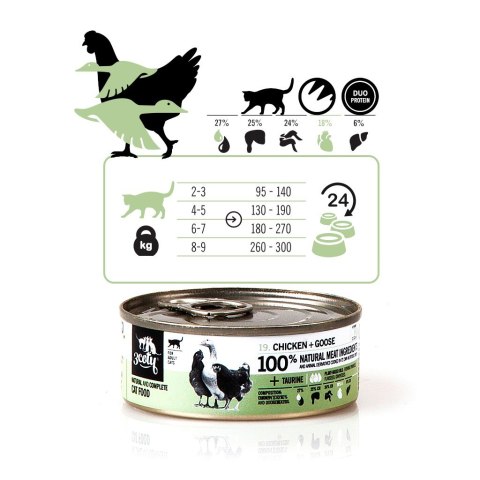 3Coty CHICKEN + GOOSE for Adult cats 80g 3coty