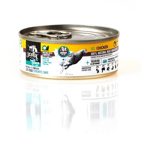 3Coty CHICKEN Struvite Care for cats with sensitive urinary tract 80g 3coty
