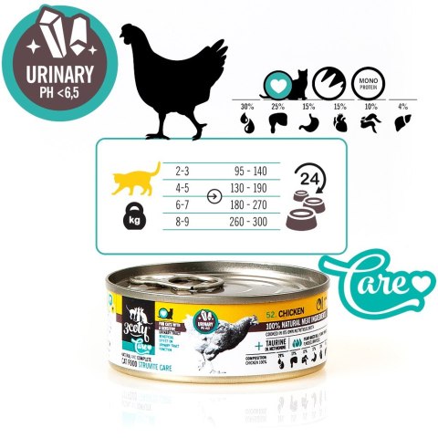 3Coty CHICKEN Struvite Care for cats with sensitive urinary tract 80g 3coty