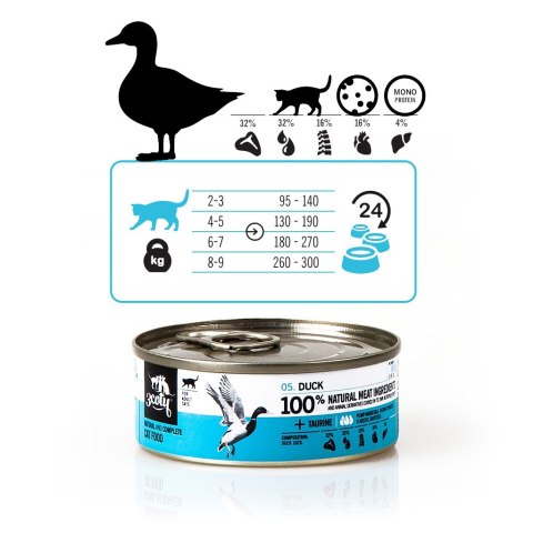 3Coty DUCK for Adult cats 80g 3coty