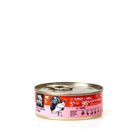 3Coty TURKEY + KRILL for Adult cats 80g 3coty