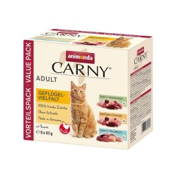 ANIMONDA Carny vielfalt drób mix kawałki 8x85g Animonda