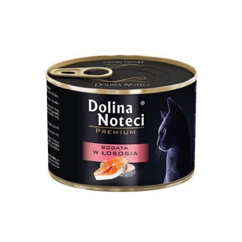 DOLINA NOTECI Premium bogata w łososia - mokra karma dla kota - 185g DOLINA NOTECI