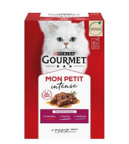 GOURMET Mon Petit Mix Mięsny - mokra karma dla kota - 6 x 50 g PURINA NESTLE