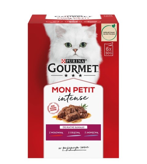 GOURMET Mon Petit Mix Mięsny - mokra karma dla kota - 6 x 50 g PURINA NESTLE