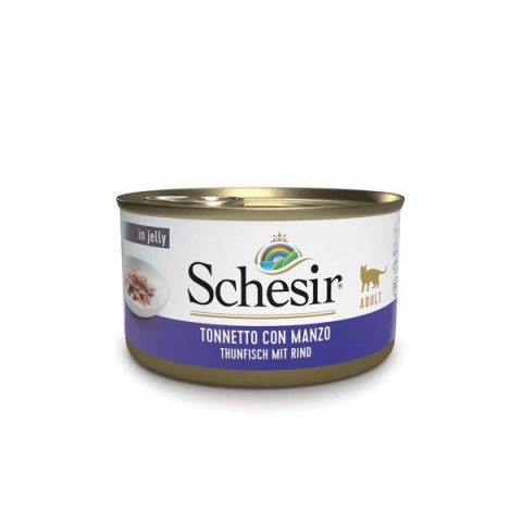 SCHESIR Adult FIlety z wołowiny z Tuńczykiem 85g Schesir