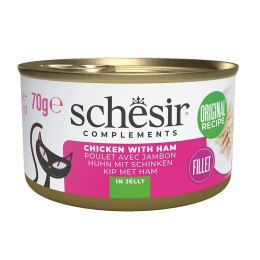 SCHESIR Adult w Galarecie Kurczak ze Szynką 70g Schesir