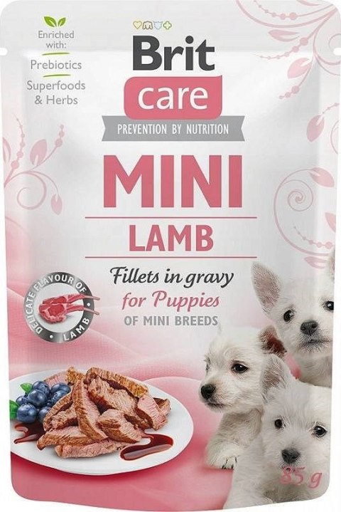 BRIT Care Mini Puppy Lamb - mokra karma dla psa - 85 g Brit