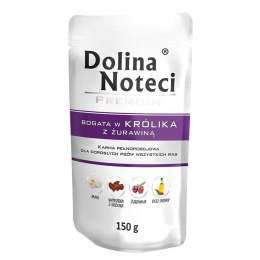 DOLINA NOTECI Premium bogata w królika z żurawiną - mokra karma dla psa - 150g DOLINA NOTECI