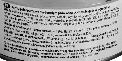 DOLINA NOTECI Premium jagnięcina - mokra karma dla psa - 800 g DOLINA NOTECI