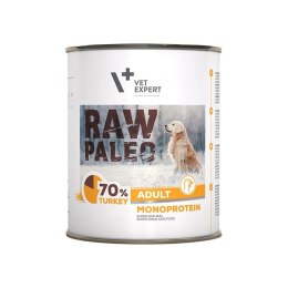 VetExpert Raw Paleo Indyk Adult Can 800g VetExpert