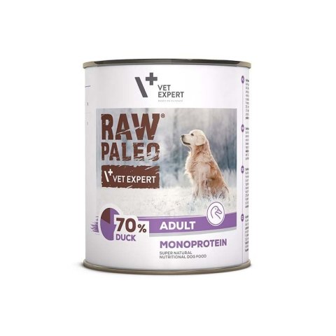 VetExpert Raw Paleo Kaczka Adult Can 800g VetExpert