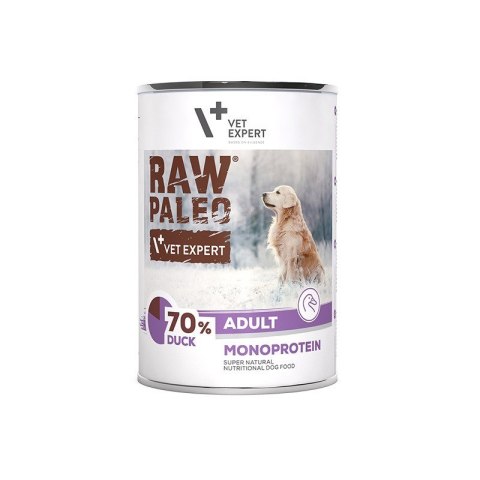 VetExpert Raw Paleo Kaczka Adult Can400g VetExpert