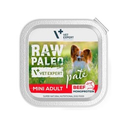 VetExpert Raw Paleo Wołowina Pate Mini Adult alu tray 150g VetExpert