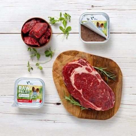 VetExpert Raw Paleo Wołowina Pate Mini Adult alu tray 150g VetExpert