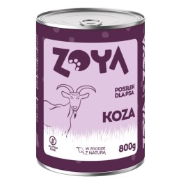 ZOYA Koza - puszka - Karma mokra dla psów - 800g ZOYA