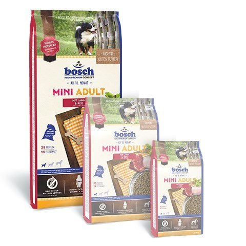 BOSCH Mini Adult Lamb & Rice - sucha karma dla psa - 15 kg Bosch