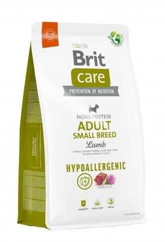 BRIT Care Mono Protein Hypoallergenic Adult Małe rasy Jagnięcina z ryżem - sucha karma dla psa - 3 kg Brit