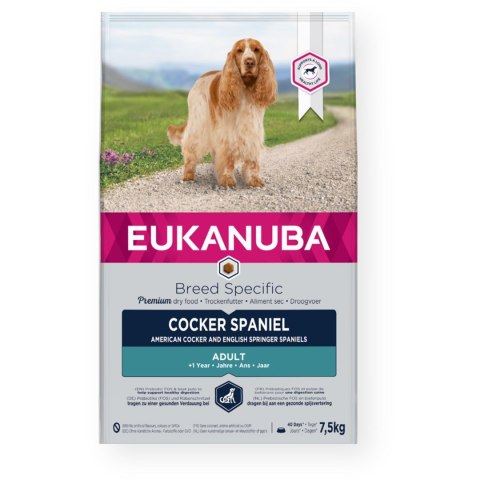 Eukanuba Breed Specific Cocker Spaniel Adult - sucha karma dla psa - 7,5 kg EUKANUBA