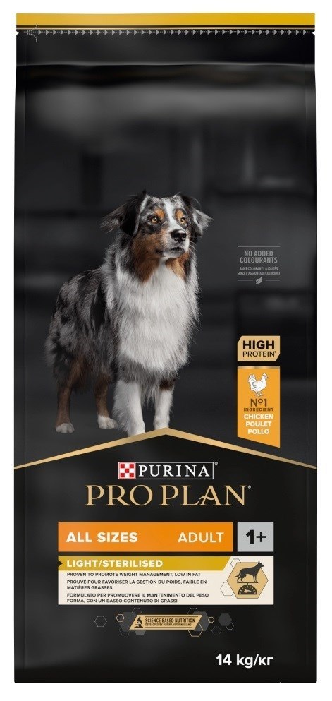 PURINA PRO PLAN Adult Light/Sterilised - sucha karma dla psa - 14 kg PURINA NESTLE