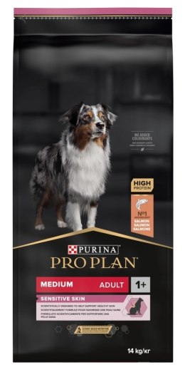 PURINA PRO PLAN Adult Medium Sensitive Skin - sucha karma dla psa - 14kg PURINA NESTLE