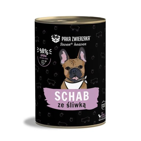 Paka Zwierzaka Seventh Heaven Schab ze śliwką 400g PAKA ZWIERZAKA