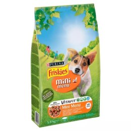 FRISKIES Mini Menu Kurczak z warzywami - sucha karma dla psa - 1,5 kg PURINA NESTLE