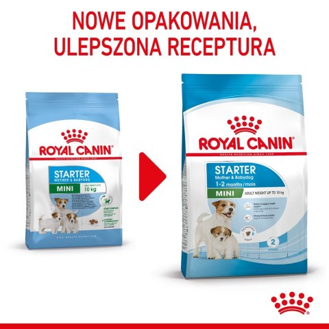 ROYAL CANIN Starter Mini Mother & Babydog - sucha karma dla szczeniąt i suk w ciąży oraz okresie laktacji - 1 kg Royal Canin